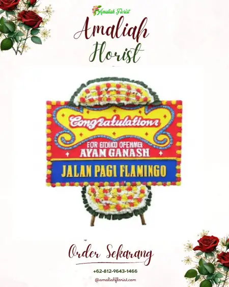 Sewa Papan Bunga Batu Kuwung